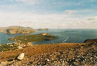 Pohled z ostrova Vulcano směrem na Lipari